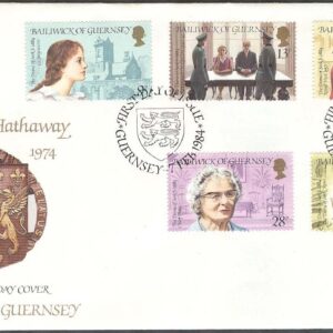 Guernsey – FDC 1984-02-07 – Sibyl Hathaway födelse 100 år, 5 kpl