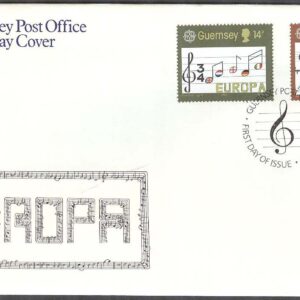 Guernsey – FDC 1985-05-14 – Europa CEPT 1985, Europeiska musikåret, 2 kpl