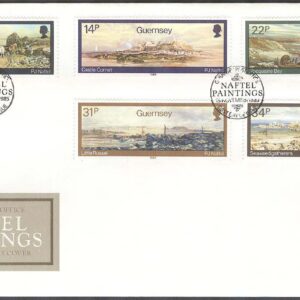 Guernsey – FDC 1985-11-19 – Konst – Landskapsmålningar, 5 kpl