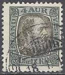Island – F Tj 27 Christian IX, 4 aur stpl