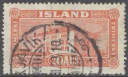 Island – F  170 Vyer och byggnader, 20 aur stpl