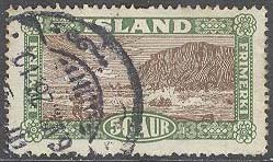 Island – F  172 Vyer och byggnader, 50 aur stpl