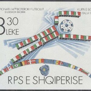 Albanien – M BL  91 VM i Fotboll i Italien 1990, Block **