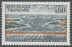 Frankrike – M 1566 Tidvattenkraftverket vid Rance-Mündung, 1 kpl **