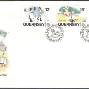 Guernsey – FDC 1989-02-28 – Europa CEPT 1989 Barnlekar, 3 kpl