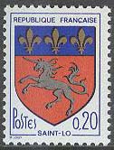 Frankrike – M 1570 x Stadsvapen – Saint-Lô, 1 kpl **