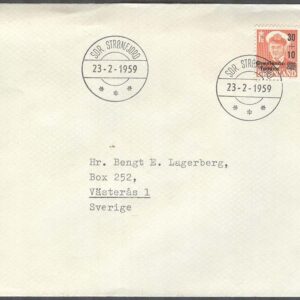 Grönland – FDC 1959-02-23 – Grönlandfonden, 1 kpl Adressat