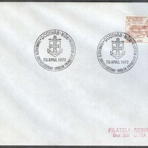 Grönland – FDC 1972-04-20 – Fredrik IX 1899-1972 – Båtar, 1 kpl Adressat