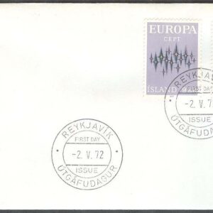 Island – FDC 1972-05-02 – Europa CEPT 1972, 2 kpl