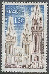 Frankrike – M 1902 Turism – Katedralen Saint-Pol-de-Léon, 1 kpl **