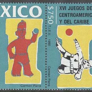 Mexiko – M 2193-2196 Sportspelen för Centralamerika & Karibien, 4-strip kpl **