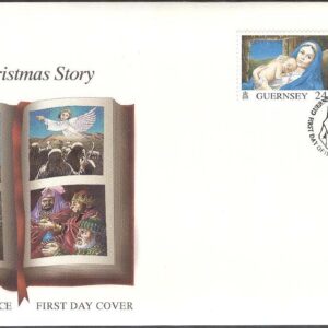 Guernsey – FDC 1996-11-06 – Jul 1996 – Konst bla Jesu födelse, 2 + Miniark kpl