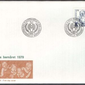 Sverige – FDC 1979-03-13 – Internationella barnåret 1979, 1 kpl Vinjett 1