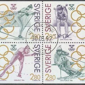 F 1722-1725 HBL Olympiskt guld II Helsingborg 1 30/3-92