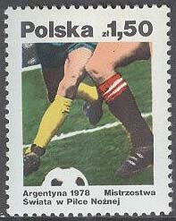 Polen – M 2557 VM i Fotboll i Argentina 1978, märke **
