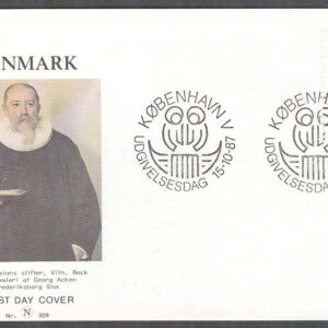 Danmark – FDC 1987-10-15 – Inre Mission, 1 kpl Vinjett 2