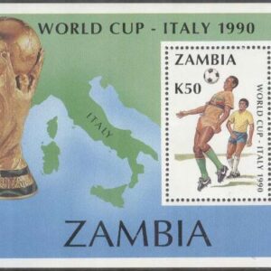 Zambia – M BL  18 VM i Fotboll i Italien 1990, Block **