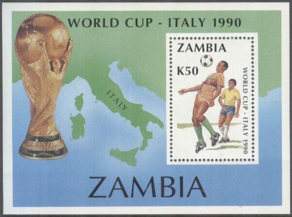 Zambia - M BL  18 VM i Fotboll i Italien 1990, Block **