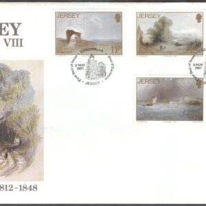 Jersey – FDC 1987-11-03 – Jul 1987 – J Le Capelain – Konst, 5 kpl