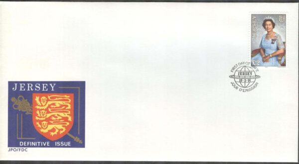Jersey - FDC 1991-03-19 - Drottning Elisabeth II, 1 kpl