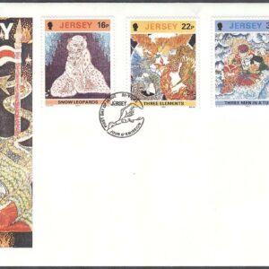 Jersey – FDC 1992-06-23 – Batikkonst från Jersey, 4 kpl