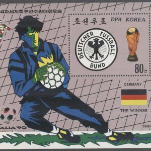 Nordkorea – M BL 256 VM i Fotboll i Italien 1990 – Tyskland Segrare, Block **