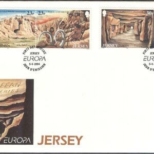 Jersey – FDC 1994-04-05 – Europa CEPT 1994 Uppfinningar & Upptäckter, 2 par kpl