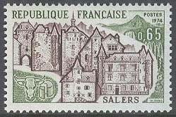 Frankrike – M 1881 Turism – Byggnader i Salers, 1 kpl **