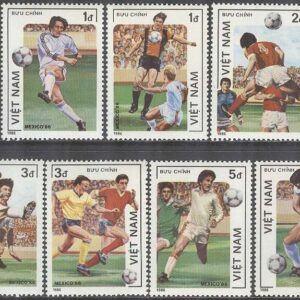 Vietnam – M 1664-1670 VM i Fotboll i Mexiko 1986 II, 7 kpl **