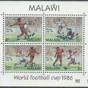 Malawi – M BL  66 VM i Fotboll i Mexiko 1986, Block **