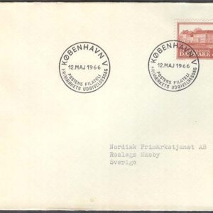 Danmark – FDC 1966-05-12 – Naturskyddet, märke Adressat