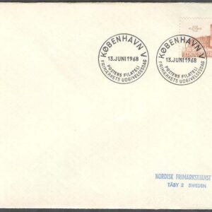Danmark – FDC 1968-06-13 – Koldingshus 700 år, 1 kpl Adressat
