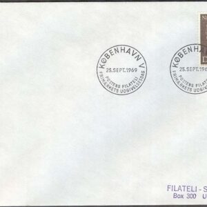 Danmark – FDC 1969-09-25 – Niels Stensen, 1 kpl Adressat