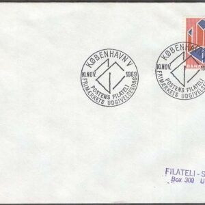 Danmark – FDC 1969-11-10 – Kuben Non-figurativt, 1 kpl Adressat