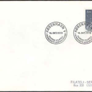 Danmark – FDC 1973-10-18 – Tycho Brahe – Astronom, 1 kpl Adressat