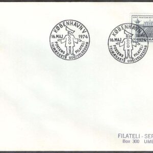 Danmark – FDC 1974-06-15 – Pantomimteatern 100 år, 1 kpl Adressat