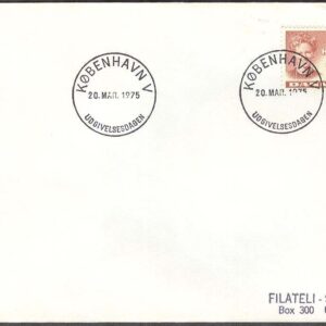 Danmark – FDC 1975-03-20 – Internationella Kvinnoåret, 1 kpl Adressat