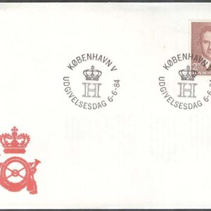 Danmark – FDC 1984-06-06 – Prins Henrik 50 år, 1 kpl Vinjett 1