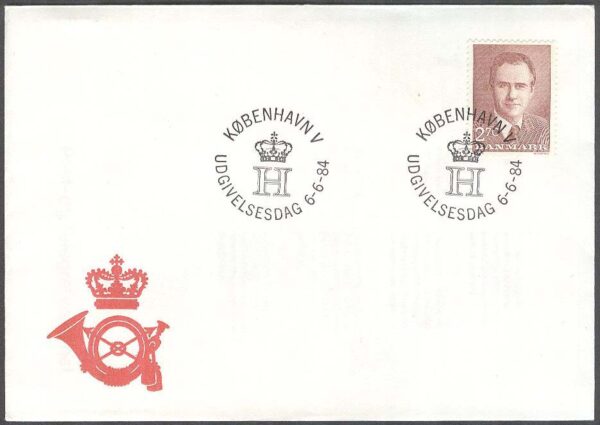 Danmark - FDC 1984-06-06 - Prins Henrik 50 år, 1 kpl Vinjett 1