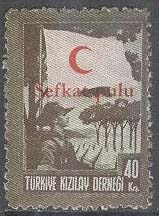 Turkiet – M Z  160 Krigshjälp – Soldat – Röda Halvmånen – Tvångspåslagsmär, märke **