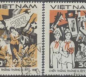 Vietnam – M 1851-1852 USAs luftangrepp på Hanoi 30.12.72 15 år, 2 kpl