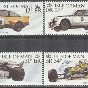 Isle of Man – M  363-366 Manx-rallyt 25 år – Bilar och dess förare, 4 kpl **
