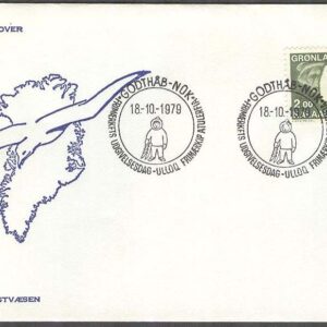 Grönland – FDC 1979-10-18 – Internationella barnaåret, 1 kpl Vinjett 1