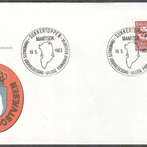 Grönland – FDC 1983-05-19 – Handikapp – Synskada, 1 kpl Vinjett 1