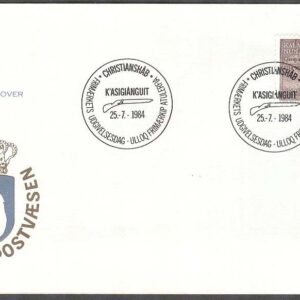 Grönland – FDC 1984-07-25 – Christianshåb 250 år, 1 kpl Vinjett 1