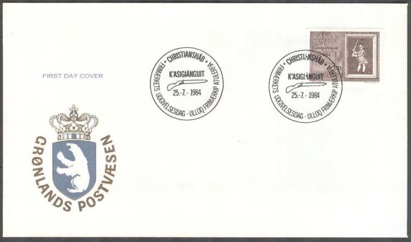Grönland - FDC 1984-07-25 - Christianshåb 250 år, 1 kpl Vinjett 1