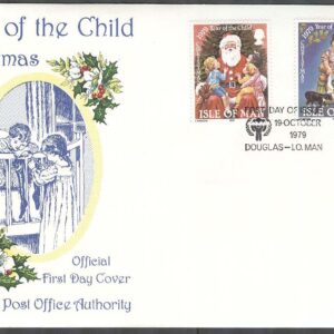 Isle of Man – FDC 1979-10-19 – Internationella Barnåret & Jul 1979, 2 kpl