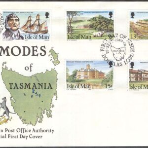 Isle of Man – FDC 1980-09-29 – Manx Pionjärer – Fartyg – W Kermode, 5 kpl
