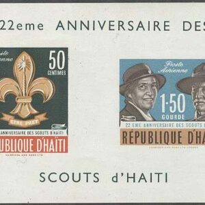 Haiti – M BL  25 Scouting på Haiti 22 år, Block **