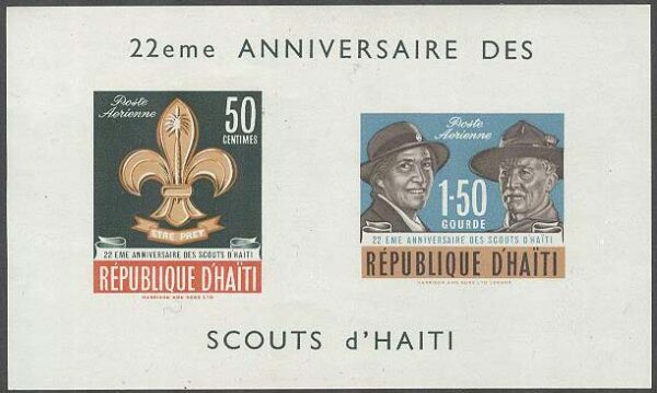 Haiti - M BL  25 Scouting på Haiti 22 år, Block **